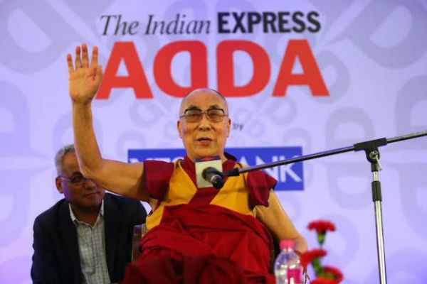 达赖喇嘛尊者在新德里举办的“印度快报论坛”上发言 2017年5月24 日 照片/PRAVEEN KHANNA