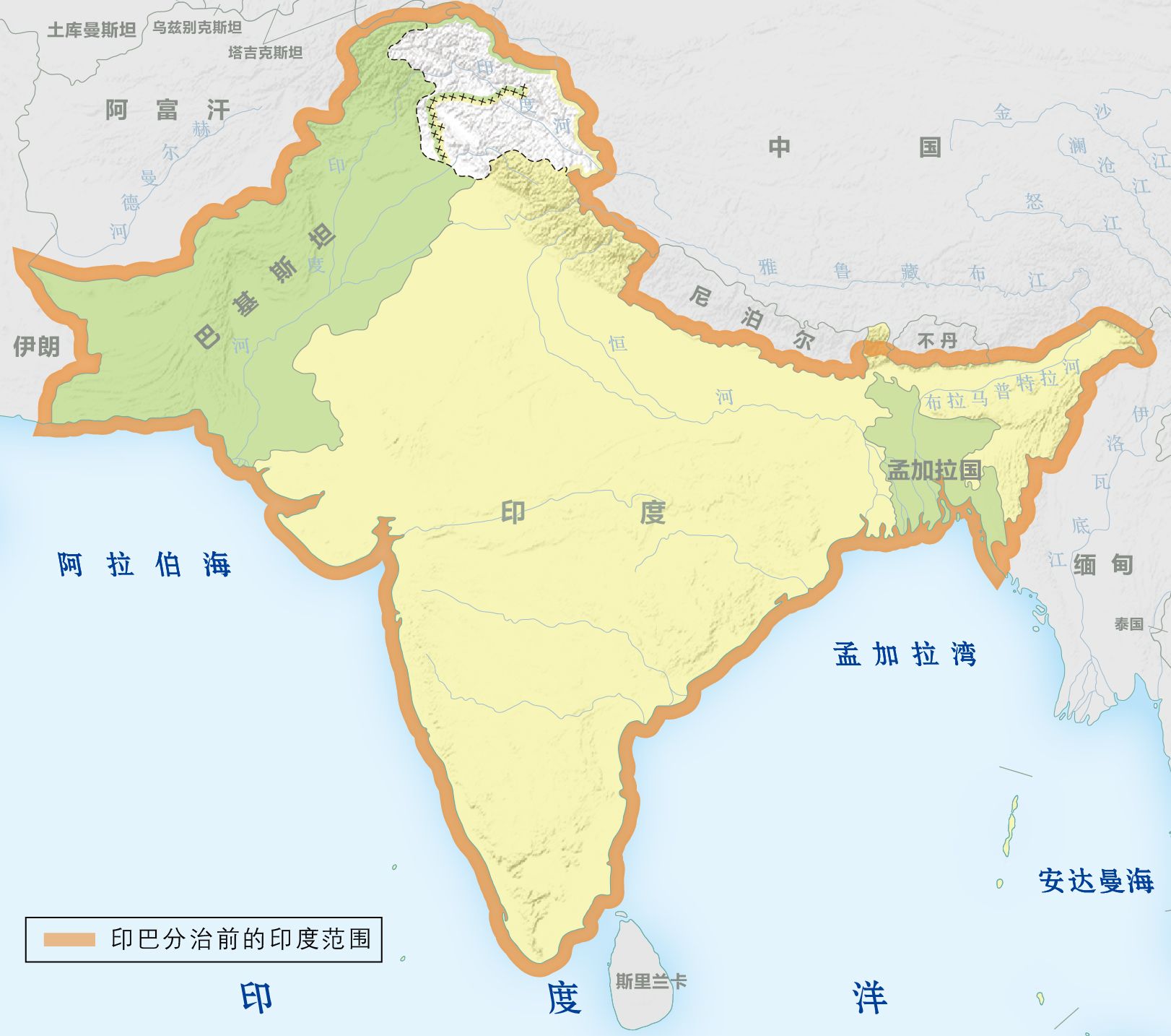 印度为什么不如中国？因为它失去了“新疆”“宁夏”“缅甸”