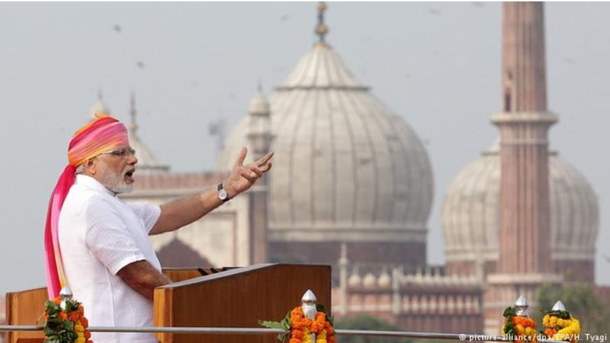 印度总理莫迪独立日讲话：我们谁也不怕