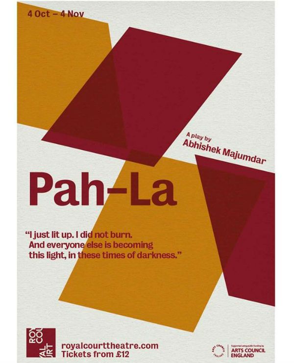 Pah-La一戏的海报 取自剧作家Abhishek Majumdar脸书