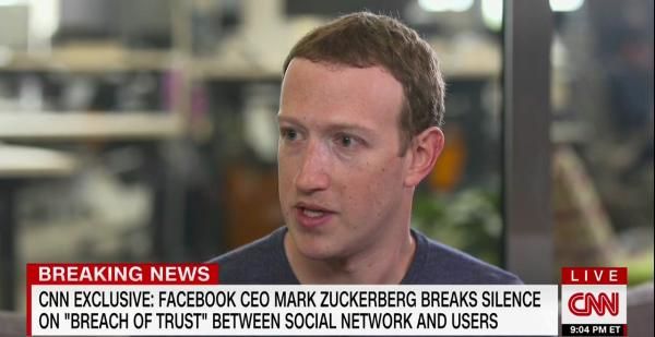 CNN专访扎克伯格实录：脸书错哪了，到底有没有卖用户数据