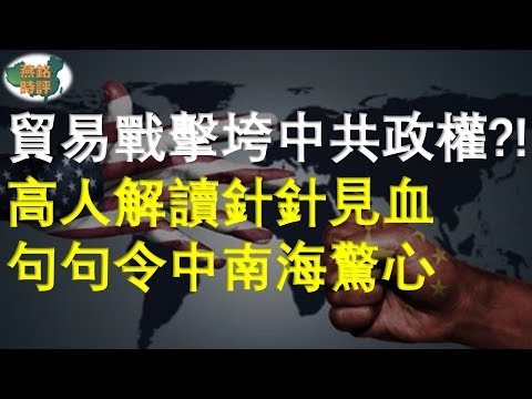 贸易战击垮中共政权?! 高人解读针针见血 句句令中南海惊心