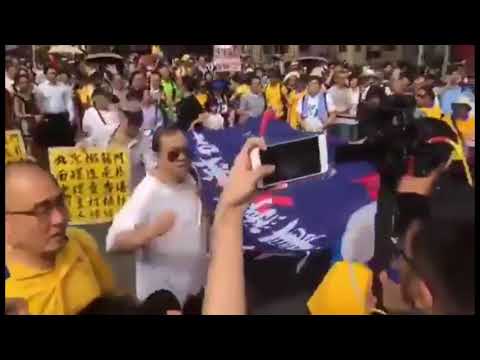 2018香港七一大游行 「结束一党专政 拒绝香港沉沦」