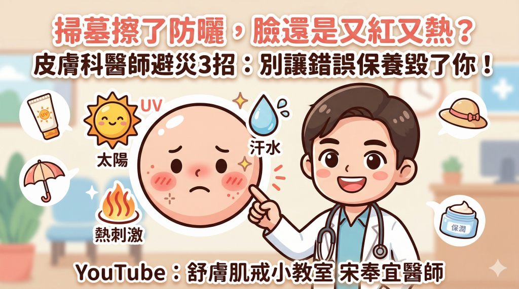 掃墓擦了防曬，臉還是又紅又熱？皮膚科醫師避災3招：別讓錯誤保養毀了你！.jpg