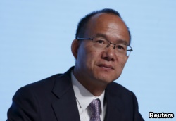 复星国际集团董事长郭广昌参加该财团在香港举行的年度大会（2015年5月28日）