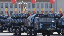 红旗-9导弹在中国国庆60周年阅兵式上亮相（2009年10月1日）
