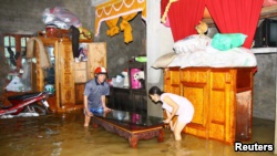 越南中部广平省2011年遭受严重洪灾
